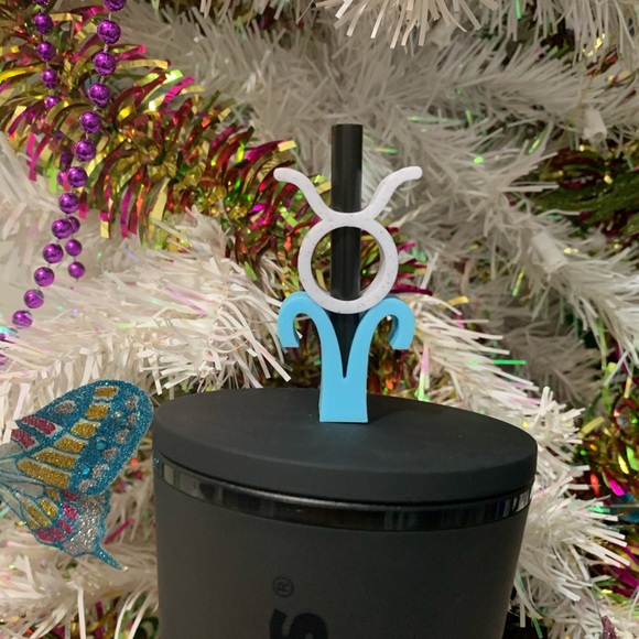 Zodiac Symbol Straw Topper - Picture 9 of 9